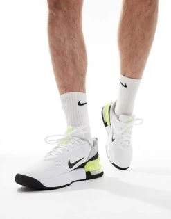 Nike Training Air Max Alpha 6 Trainers In White And Green For Men 10 Nike Training Air Max Alpha 6 Trainers In White And Green For Men -Nike Sales Store 206091311 3