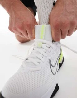 Nike Training Air Max Alpha 6 Trainers In White And Green For Men 12 Nike Training Air Max Alpha 6 Trainers In White And Green For Men -Nike Sales Store 206091311 5