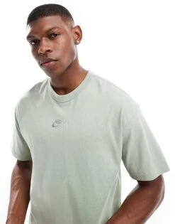 Nike Premium Essentials Oversized T-shirt In Olive For Unisex Khaki -Nike Sales Store 206095683 1 khaki 1
