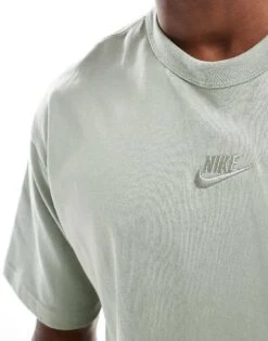 Nike Premium Essentials Oversized T-shirt In Olive For Unisex Khaki -Nike Sales Store 206095683 3