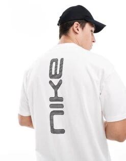 Nike M90 Graphic T-shirt With Backprint In White For Unisex -Nike Sales Store 206095685 3