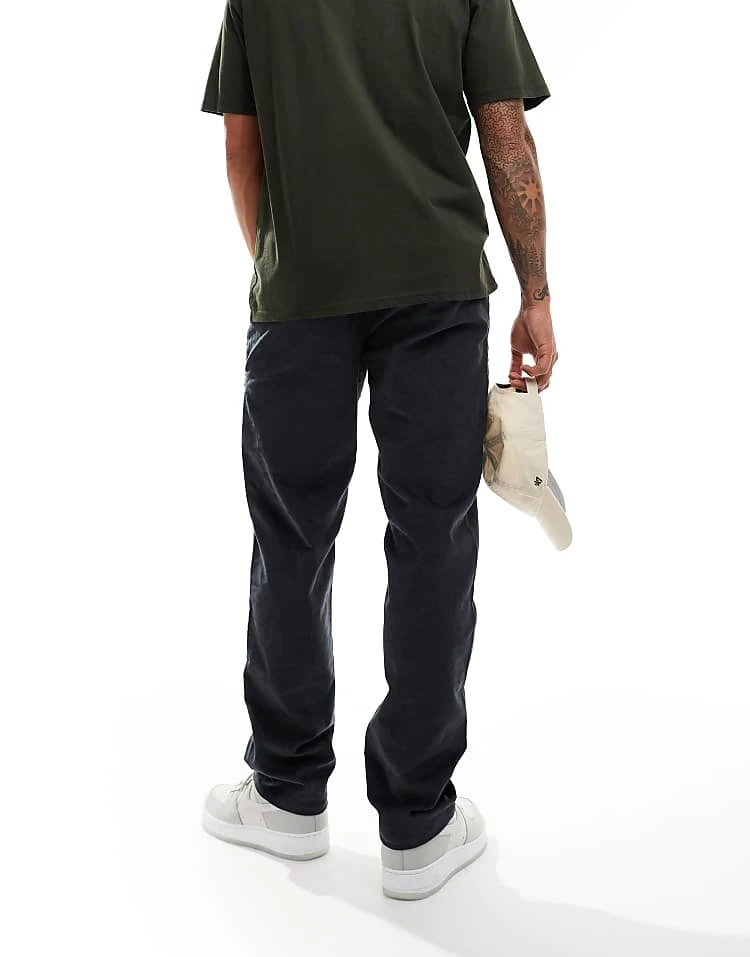 Nike Club Corduroy Chino Trousers In Black For Men 5 Nike Club Corduroy Chino Trousers In Black For Men - Image 3