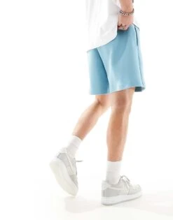 Nike Tech Fleece Reimagined Oversized Shorts In Light Blue For Men Mid Blue 9 Nike Tech Fleece Reimagined Oversized Shorts In Light Blue For Men Mid Blue -Nike Sales Store 206095740 2