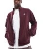 Nike Club Knit Zip Through Jacket In Burgundy For Men Brown -Nike Sales Store 206095809 1 brown