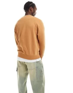 Nike Club Unisex Crew Sweatshirt In Brown For Men -Nike Sales Store 206095843 4