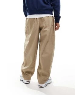 Nike Club Woven Balloon Trousers In Beige For Men -Nike Sales Store 206095848 3