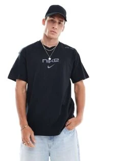 Nike M90 Graphic T-shirt With Backprint In Black For Unisex -Nike Sales Store 206095858 3