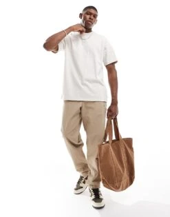 Nike Premium Essentials Unisex Oversized T-shirt In Off White For Men Ivory -Nike Sales Store 206095891 3