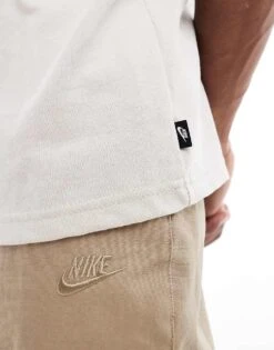 Nike Premium Essentials Unisex Oversized T-shirt In Off White For Men Ivory -Nike Sales Store 206095891 4