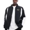 Nike Swoosh Air Woven Tracktop In Black And White For Men -Nike Sales Store 206095903 1 white