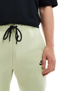 Nike Tech Fleece Joggers In Light Green For Men -Nike Sales Store 206095909 5