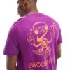 Nike Swoosh FM Graphic Backprint T-shirt In Purple For Unisex -Nike Sales Store 206095916 1 purple