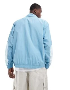 Nike Swoosh Air Woven Tracktop In Light Blue For Men Mid Blue -Nike Sales Store 206095977 3