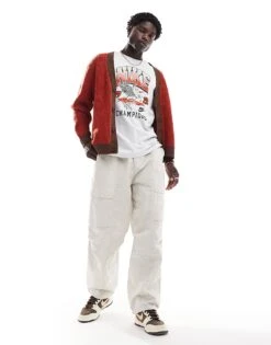 Nike Champions Graphic Print T-shirt In Grey For Men -Nike Sales Store 206096119 3