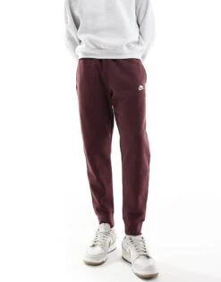 Nike Club Cuffed Joggers In Brown For Men -Nike Sales Store 206096155 4