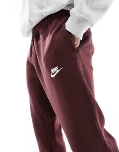 Nike Club Cuffed Joggers In Brown For Men -Nike Sales Store 206096155 5