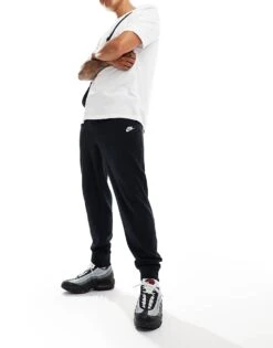 Nike Club Knit Joggers In Black For Men -Nike Sales Store 206096203 1 black 1