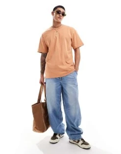 Nike Premium Essentials Oversized T-shirt In Orange For Men -Nike Sales Store 206096227 1 orange 1