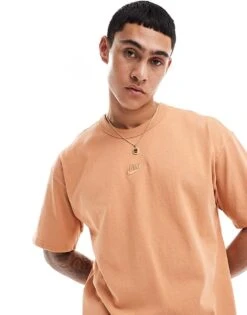 Nike Premium Essentials Oversized T-shirt In Orange For Men -Nike Sales Store 206096227 2