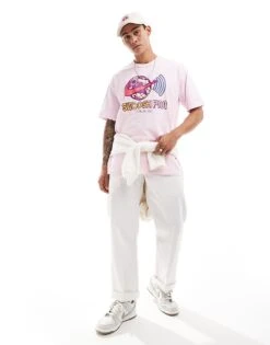 Nike Swoosh FM Graphic T-shirt In Pink For Unisex -Nike Sales Store 206096228 4