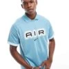 Nike Swoosh Air Football Jersey In Light Blue For Men Mid Blue -Nike Sales Store 206096257 1 midblue