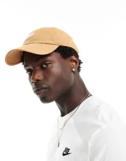 Nike Club Cap In Flax Borwn For Men Brown -Nike Sales Store 206096277 4