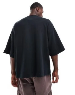 Nike Tech Fleece Reimagined Oversized T-shirt In Black For Men -Nike Sales Store 206096314 2