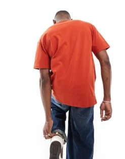 Nike Premium Essentials Oversized T-shirt In Red For Unisex -Nike Sales Store 206096316 2