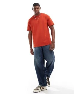 Nike Premium Essentials Oversized T-shirt In Red For Unisex -Nike Sales Store 206096316 4