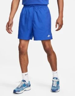 Nike Club Woven Shorts In Blue For Men Mid Blue -Nike Sales Store 206096425 1 midblue 1