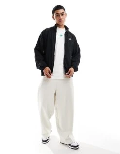 Nike Club Knit Zip Through Jacket In Black For Men -Nike Sales Store 206096442 2