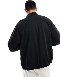 Nike Club Knit Zip Through Jacket In Black For Men -Nike Sales Store 206096442 3