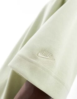 Nike Tech Fleece Reimagined Oversized T-shirt In Olive For Men Khaki -Nike Sales Store 206096468 3