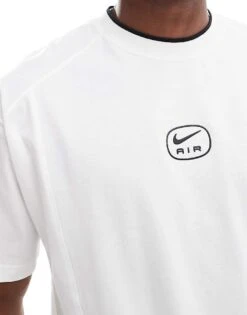 Nike Swoosh Air Oversized T-shirt In White For Men -Nike Sales Store 206096511 3