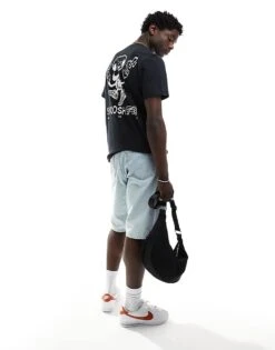 Nike Swoosh FM Graphic Backprint T-shirt In Black For Men -Nike Sales Store 206096525 3