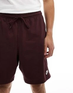 Nike Club Knit Shorts In Brown For Men -Nike Sales Store 206096532 5