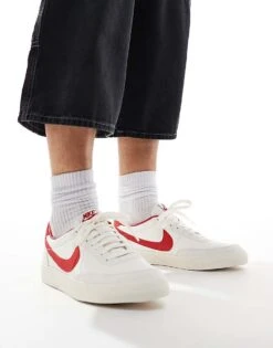 Nike Killshot 2 Leather Trainers In White And Red For Men -Nike Sales Store 206097921 3
