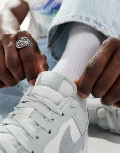 Nike Air Force 1 '07 Trainers In Grey And White For Men -Nike Sales Store 206097974 4