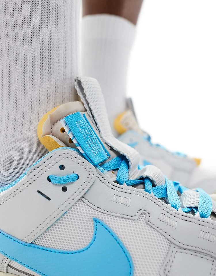 Nike Dunk Low Jumbo Trainers In White And Blue For Men 6 Nike Dunk Low Jumbo Trainers In White And Blue For Men - Image 4