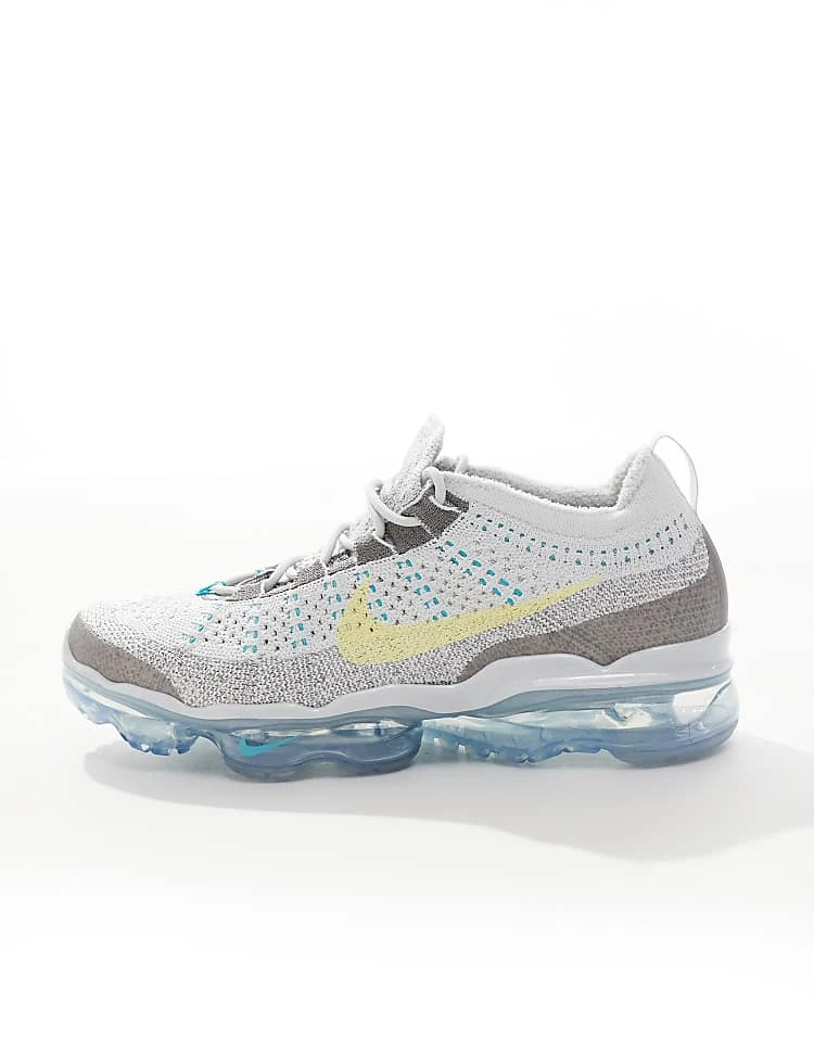 Nike Air Vapormax 2023 Flyknit Trainers In Grey For Men 4 Nike Air Vapormax 2023 Flyknit Trainers In Grey For Men - Image 2