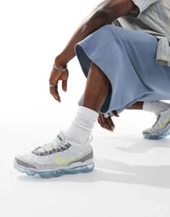 Nike Air Vapormax 2023 Flyknit Trainers In Grey For Men 11 Nike Air Vapormax 2023 Flyknit Trainers In Grey For Men -Nike Sales Store 206098154 4