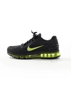 Nike Air Max 2013 Trainers In Black And Volt For Men -Nike Sales Store 206098211 2