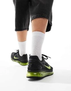Nike Air Max 2013 Trainers In Black And Volt For Men -Nike Sales Store 206098211 3