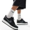 Nike Air Force 1 '07 Trainers In Black And Grey For Men -Nike Sales Store 206098243 1 black