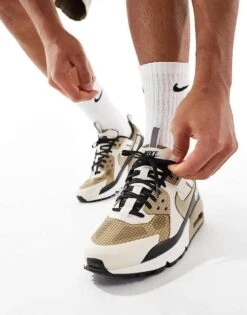 Nike Air Max 90 Drift Trainers In Khaki And Black For Men 9 Nike Air Max 90 Drift Trainers In Khaki And Black For Men -Nike Sales Store 206098434 2