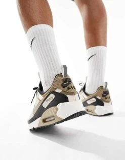 Nike Air Max 90 Drift Trainers In Khaki And Black For Men 10 Nike Air Max 90 Drift Trainers In Khaki And Black For Men -Nike Sales Store 206098434 3