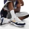 Nike Air Max 1 SC Trainers In White, Navy And Gold For Men -Nike Sales Store 206098517 1 white