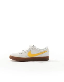 Nike Killshot 2 Suede Trainers In White And Yellow For Men -Nike Sales Store 206098618 2