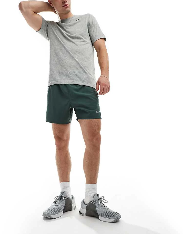 Nike Running Challenger Dri-FIT 5 Inch Shorts In Dark Green For Men Dgreen 6 Nike Running Challenger Dri-FIT 5 Inch Shorts In Dark Green For Men Dgreen - Image 4