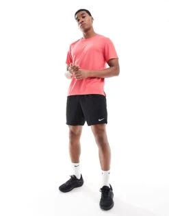 Nike Running Miler Dri-FIT T-shirt In Pink For Men -Nike Sales Store 206103215 2